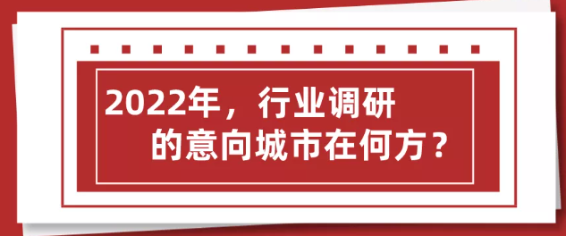 2022年 行業(yè)調(diào)研之意向城市在何方？上海展會搭建公司回答道！