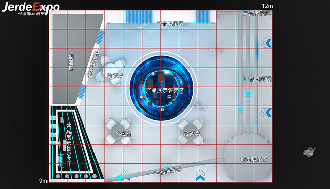 展位設(shè)計(jì)裝修做到這6個區(qū)域 銷量不用愁